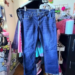 Jordache Women's Straight Leg Blue Jeans